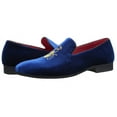 thumbnail image 7 of Santimon Mens Dress Shoes Velvet Loafers Slip-on Classic Party Casual Business Shoes Blue 8 US, 7 of 7