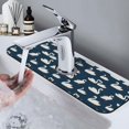 thumbnail image 7 of Sikiie White Swam Splash Guard for Sink Faucet-1 PC Super Absorbent Fast Drying Mat Sink Gadgets-Splash Guard for Kitchen, Sink Mat, 7 of 7