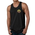 thumbnail image 2 of Tank Tops for Men Workout Casual Coconut Print Sleeveless Summer Beach Outdoor Muscle Gym Men Undershirts Black XXL, 2 of 4