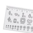 thumbnail image 3 of LOVIVER 6X Manucure Manucure Outil de Mesure Transparent PVC Accessoires 8.6cmx4.9cm, 3 of 3