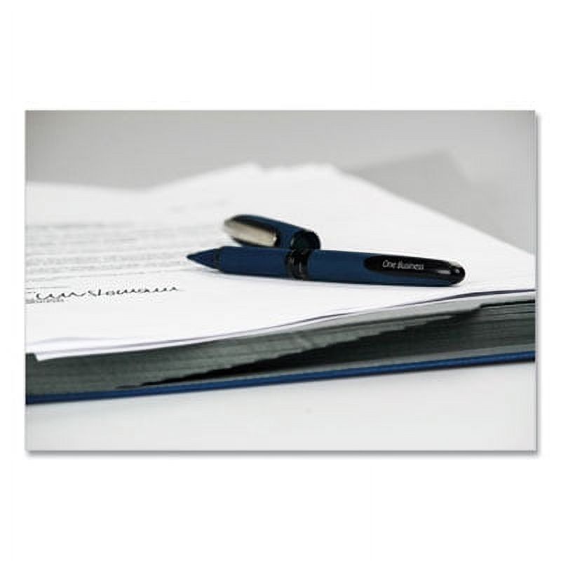 Schneider RED183001 0.6 mm Point One Business Rollerball Pen, Black
