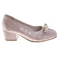 thumbnail image 3 of Badgley Mischka Girls Dress Shoes (Little Kids, Sizes 11–4), Blush, Size: 3, 3 of 8