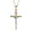 Two-Tone, variant on Womens Jesus Inri Crucifix Cross Pendant Necklace Two Tone Gold