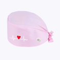thumbnail image 2 of Adjustable Unisex Printing Cotton Scrub Hat, Beauty Salon Working Caps, 2 of 2