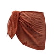 thumbnail image 1 of Ropa Playa Ocean Pacific para Mujer Pashmina Corta Crochet Rojo Talla Única, 1 of 4