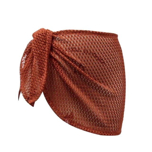 Ropa Playa Ocean Pacific para Mujer Pashmina Corta Crochet Rojo Talla Única