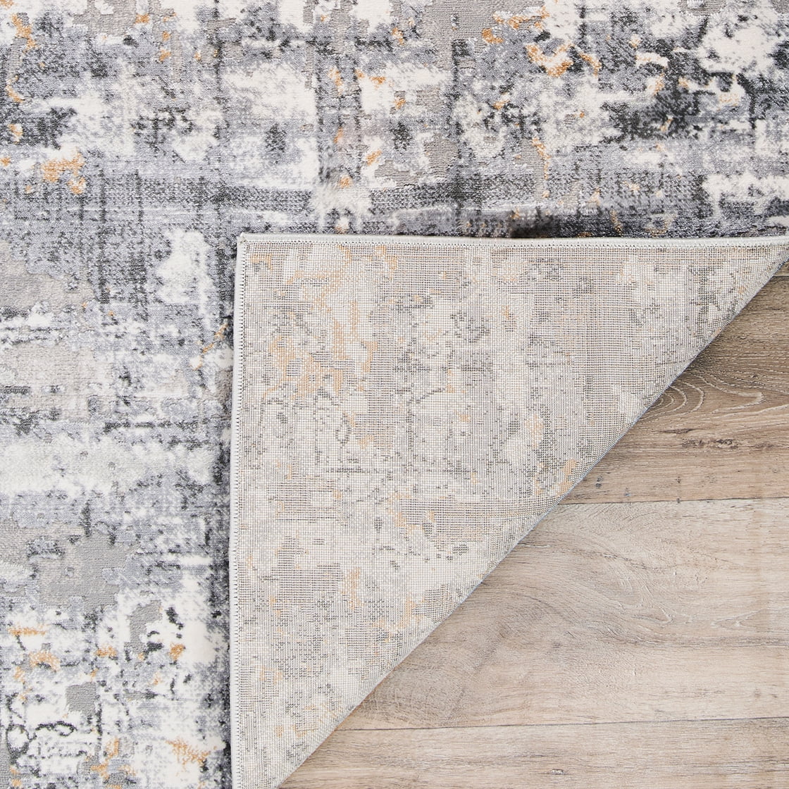 Couristan Lampas - Silver/Cream 2'7"X7'10", Area Rug