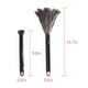 thumbnail image 3 of Plumero retráctil con mango - Plumero extensible de 16,34 pulgadas para limpieza de hogares y coches - Plumero portátil de plástico negro reutilizable, 3 of 9