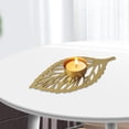 thumbnail image 4 of 2x Candeliere Dorada Estatua de Candeliere Soporte de Té Candeliere de Hierro para de Pilar Luz de Hotel Inauguración 2 piezas, 4 of 8