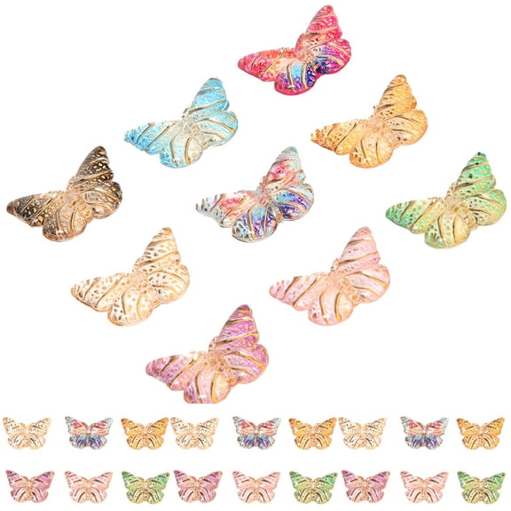 100 pcs Butterfly Charms DIY Crafting Butterfly Charms Cute Charm Jewelry Making Charms