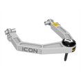 thumbnail image 3 of Fits 2022-2024 Toyota Tundra Icon Vehicle Dynamics Control Arm 58561DJ Delta Joint; Boxed; Non Adjustable; Silver; Billet Aluminum; Non Greaseable; Set Of 2, 3 of 6