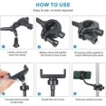 thumbnail image 5 of Smartphone Holder for Microphone Stand Smartphone Music Stand Holder, Long Giraffe Mount Compatible with Smartphones Studio Music Club, 5 of 5