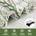 thumbnail image 4 of Driftaway Tree Branch Linen Lined Valance Double Layer Thermal Insulated Blackout Valances 3 Inch Rod Pocket Short Window Valance for Living Room Bathroom 52 Inch by 18 Inch Loden Green, 4 of 8