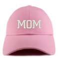 thumbnail image 1 of Trendy Apparel Shop Mom Embroidered Low Profile Soft Cotton Dad Hat Cap - Beige, 1 of 2