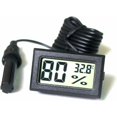 thumbnail image 1 of Integrated Digital Tuner Thermometer Hygrometer with External Probe for Hatchery Aquarium Poultry Reptile *(Black), 1 of 5