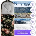 thumbnail image 4 of Sleeping Bags for Adults and Kids，3D Printing Camping Sleeping Bag for Girls Boys Lightweight Waterproof Cold/Warm 3-Season，Outdoor Travel with Compression Bags, 4 of 6