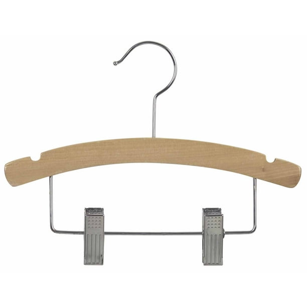 International Hanger Wooden Baby Combo Hanger, Natural Finish with ...