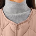 thumbnail image 3 of Ailaofu Womens Jacket Lightweight Vest Cozy Sleeveless Cardigan Button Waistcoat Outerwear with Pocket, 3 of 5