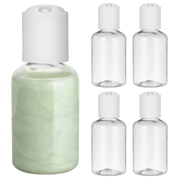 FRCOLOR Lotion Bottle 20pcs 50ml Travel Size Bottle Empty Refillable Bottle Makeup Containers Dispensers Bottle for Lotions Creams Shampoo and Toiletries ( Clear ),3.35"X1.5"X1.3"