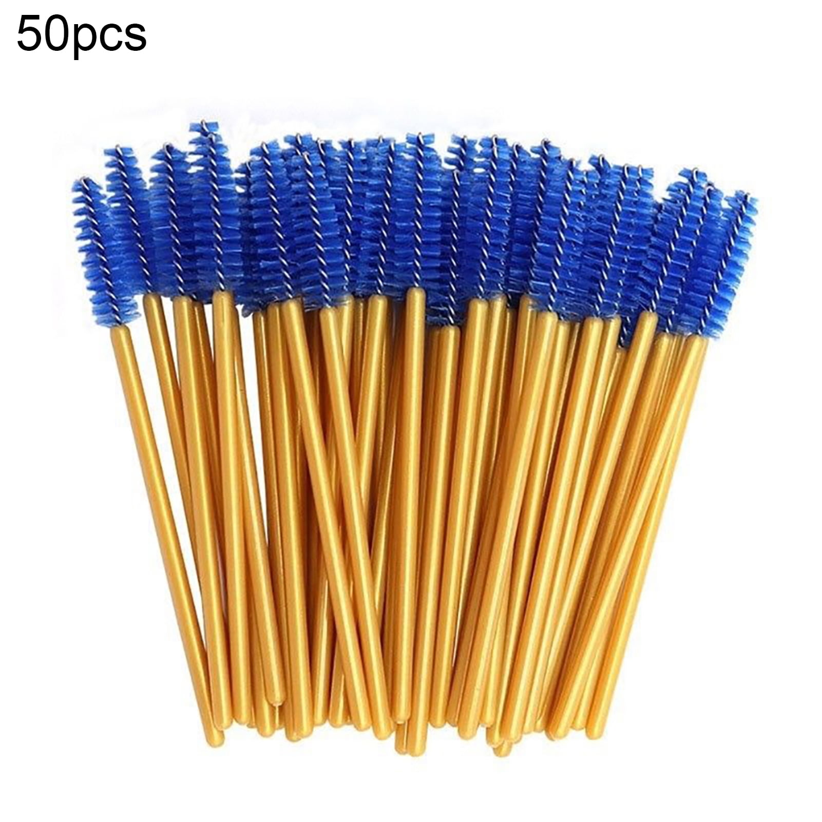 JENPECH 50Pcs Disposable Mascara Wands Eyelash Brushes Applicator