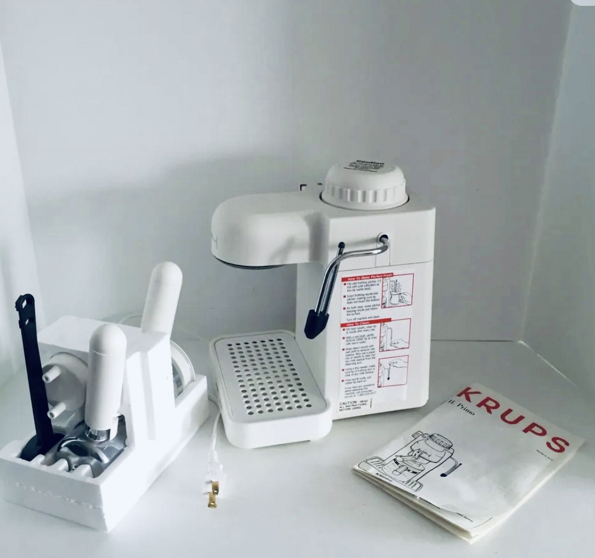 Krups IL Primo 4 Cup Expresso Maker White - Walmart.com