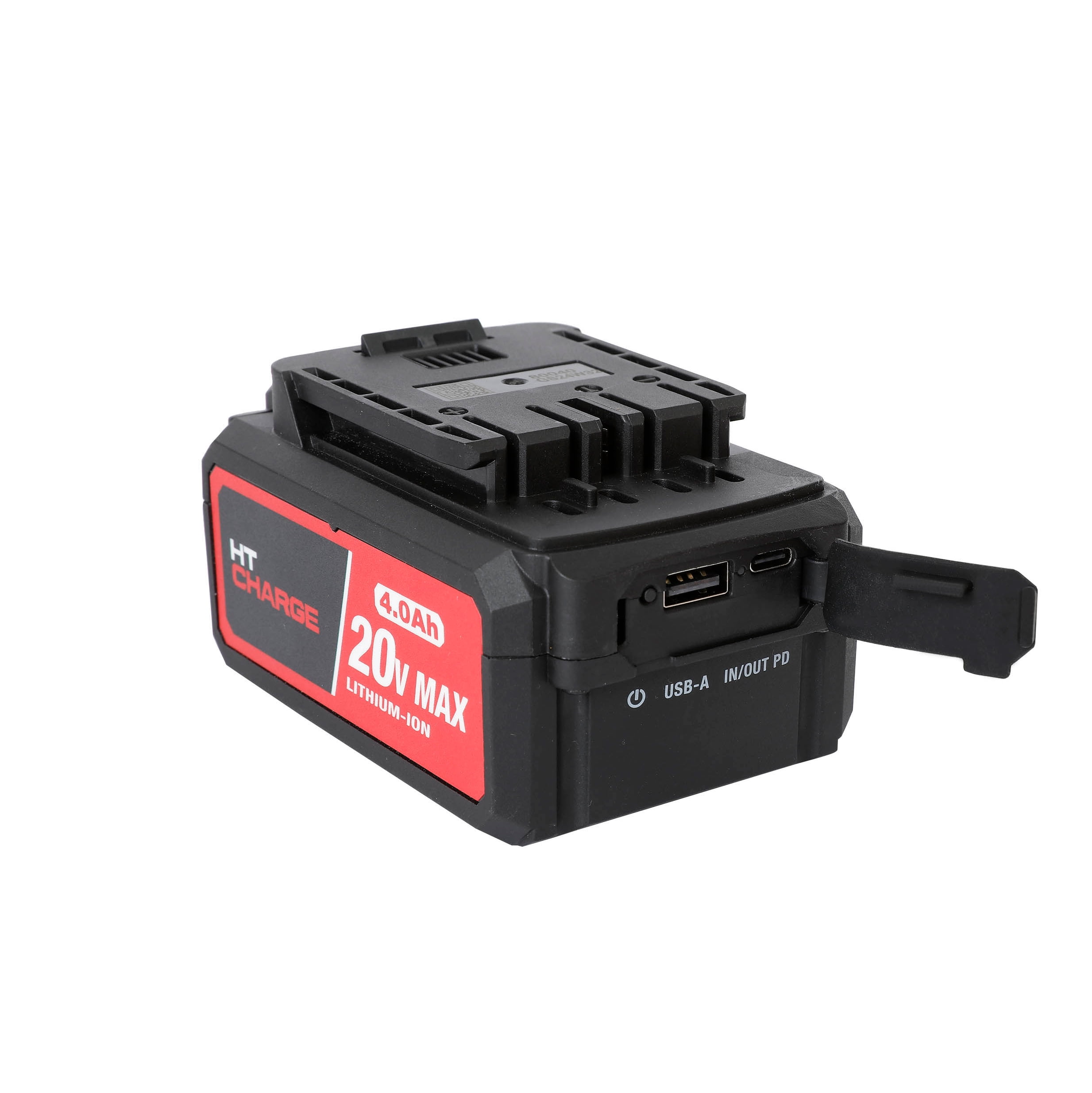 Hyper Tough 20-Volt Max Lithium-Ion 4.0Ah Battery Pack with USB-a and USB-c Ports