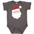 thumbnail image 3 of Inktastic Santa Claus, Smiling Santa, Red Hat, White Beard Boys or Girls Baby Bodysuit, 3 of 5