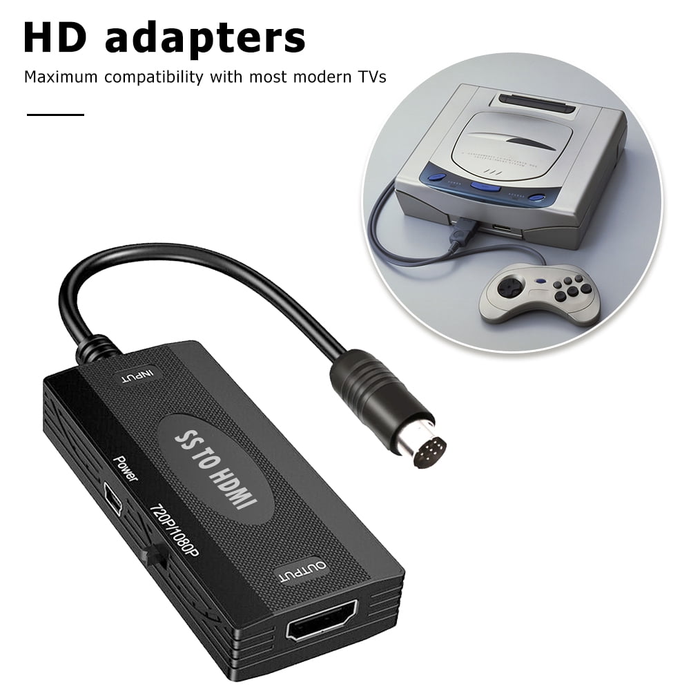Jinveno For Sega Saturn Console HD Adapter SS to Converter w/ USB Cable Walmart Canada