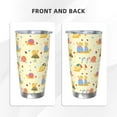 thumbnail image 3 of Cauagu Colorful Cartoon Snail Pattern 20oz Tumbler,Stainless Steel Vacuum Insulated Tumbler with Lid Insulated Coffee Mug Thermal Cup with Splash Proof Sliding Lid-Without Straw, 3 of 8