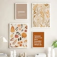 thumbnail image 4 of Póster de paisaje de mano abstracta con citas de hojas de calabaza de otoño, impresiones de arte de pared de galería, imágenes de pintura en lienzo, decoración de sala de estar, 4 of 4
