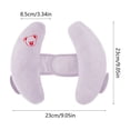 thumbnail image 2 of Travel Pillow, Adjustable Head Neck Pillow Car Seat, Banana Travel Headrest Pillow For Cars, Comfortble Neck Pillows For Long-Distance Bus, Office Work, Multiple Colors Available, 2 of 5