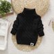 thumbnail image 5 of Cowsor Toddler Baby Boys Girls Knit Sweaters Cable Turtleneck High Collar Fall Winter Soft Warm Sweater Pullover Tops, 5 of 6