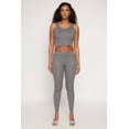 thumbnail image 2 of Women's Daisy Ribbed Knit Cropped Tank Top, 2 of 4