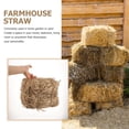 thumbnail image 3 of LOLIPPYY Natural Straw Material Small Haystack Ornament Outdoor Garden Scene Decor, 3 of 4