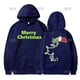 thumbnail image 1 of Feliz Navidad Grinches de colores y copas de vino tinto Sudadera con capucha mujer hombre Otoño e Invierno cálido gráfico de manga larga regalo con capucha, 1 of 4