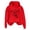 Red, variant on Bovemsi Sweatshirt for Women Fleece Hoodie With Pocket Lightweight/ Pullover Long Sleeve Adjustable Casual Daily Wear Outdoor/Indoo Comfort Hoodie
