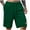 Army Green, variant on YUSIM Mens Waffle Knit Shorts Casual- Soft Summer Elastic Waist Baggy Drawstring Shorts with Pockets Black Size S-3XL