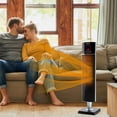 thumbnail image 2 of Costway 1500W Portable Oscillating Ceramic Tower Heater w/ Timer Remote Control Room Use, 2 of 10
