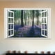 thumbnail image 4 of Ounissouiy 2 piezas 3D ventana pegatinas de pared calcomanías para el hogar Props paredes póster decoraciones simulación paisaje calcomanía Decoración del hogar, 4 of 6