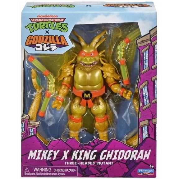 Teenage Mutant Ninja Turtles X Godzilla Mikey x King Ghidorah Action Figure