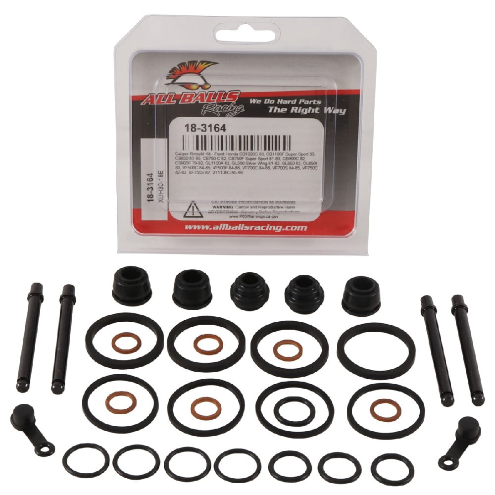 VF 700 S Sabre V45 82-85 CB 750 C Custom 82 New All Balls Caliper Rebuild Kit Front 18-3164 for Honda CB 650 SC 83-85 VF 700 C Magna V45 84-86 VF 750 C Magna 82-83 VT 1100 C 85-86