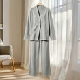 thumbnail image 5 of Zormilly Sweatsuits Women 2 Piece Outfit Button Down Jackets Straight Leg Sweatpants Fall Outfit Sets with Pockets, S-2XL, 5 of 5