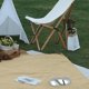 thumbnail image 2 of Esterilla de picnic de color sólido de alta calidad con asa de cuero de moda para picnic, 2 of 5