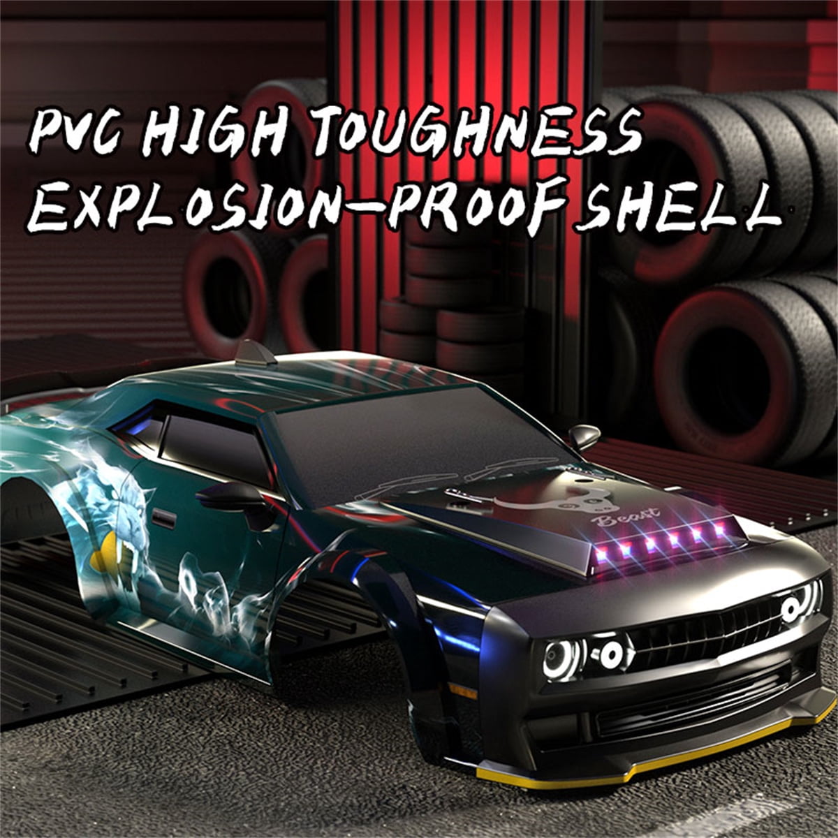 Halloween Gift, All Terrain High Speed Vehicle, Remote Control Distance, Outdoor Sport Racing, Climbing Remote Control Car, Competitive Drift High Speed Truck, 2.4Ghz Remote Control