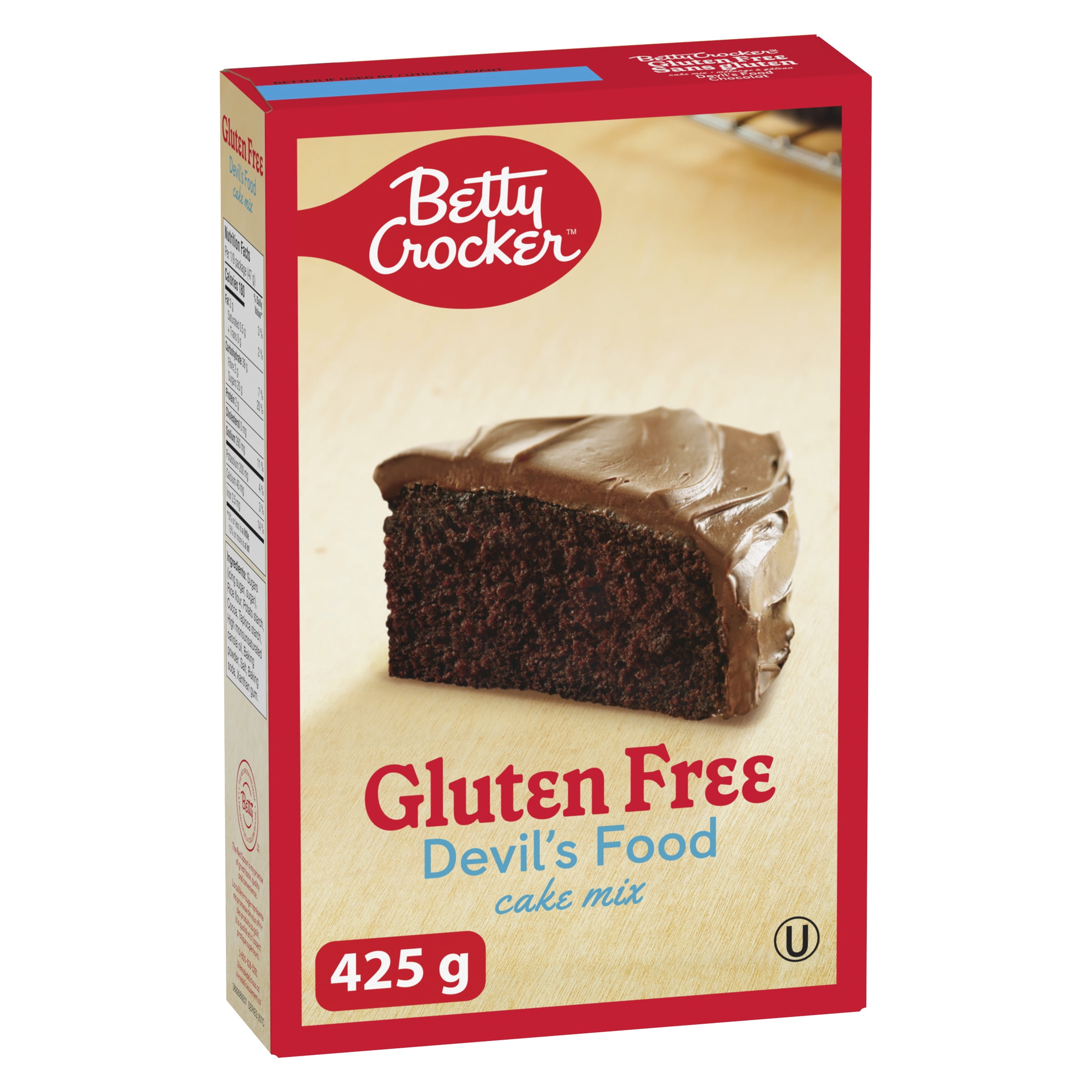 Betty Crocker Devil's Food Cake Mix, Gluten Free, 425 g, 10 Servings, 425 g