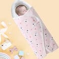 thumbnail image 3 of Manta envolvente,Toalla con capucha para bebé,suave,para recién nacidos,niños pequeños,Albornoz de toalla de baño con capucha para bebés más suaves,Paños de playa para Baby Shower Rosa, 3 of 10