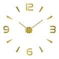 thumbnail image 4 of Modern and Elegant 3D Large Mirror Wall Clock for Office Home Shop Decor, 4 of 9