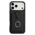thumbnail image 2 of Compatible For iPhone 17 Pro Max Case with Ring Kickstand Drawing Type Card Slots Leather Back Cover_c*, 2 of 5