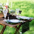 thumbnail image 2 of Dalrosia Lace Table Runner 13x120inch Table Runner for Wedding Table Overlay Floral Lace Table Runner Black Lace Classy for Rustic Boho Bridal Decorations Christmas Table Runner Vintage, 2 of 6