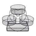 thumbnail image 4 of Cesta de frutas, encimera, cuenco para verduras, gran capacidad, multiusos, estante para encimera de cocina, soporte para cuenco de frutas para mesa Negro, 4 of 8